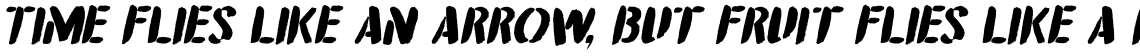 Attention Seeker Regular Italic