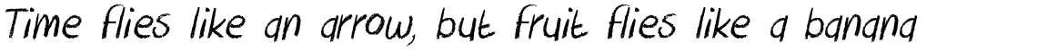 Crayon Crumble Italic