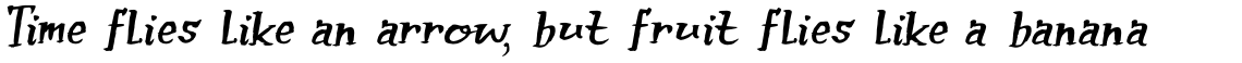 Castle On The Hill Italic