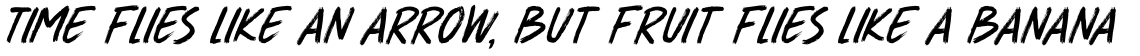 Spaghetti And Cheese Italic
