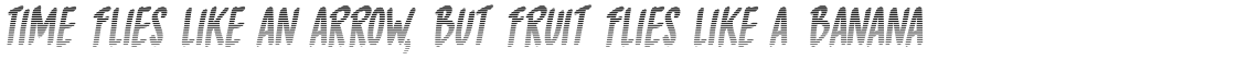 Spiced Pumpkin Striped Italic
