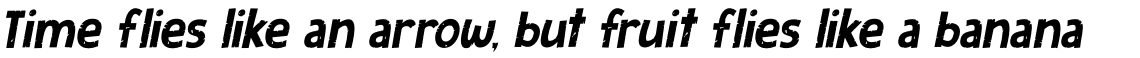 Zombie Starfish Eroded Italic