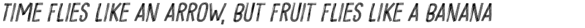 Goodie Bag Lines Italic