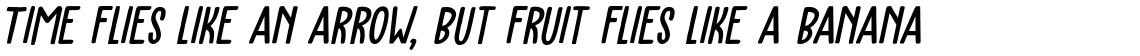 Bearskin Italic
