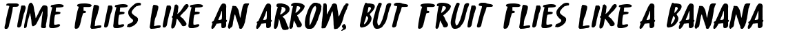 Awesome Sauce Regular Italic