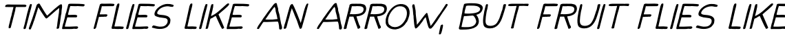 Flying Saucer Italic