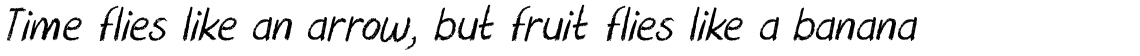 Nouveau Crayon Italic