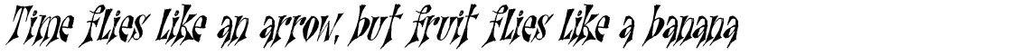 Nefarious Italic