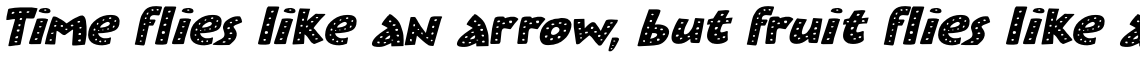 Plastic Fantastic Dots Italic
