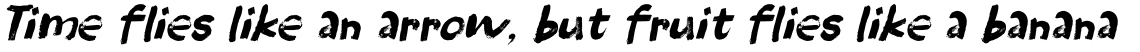 Umbrella Man Italic