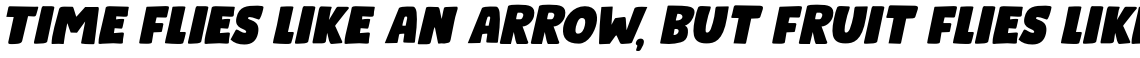 Bumper Sticker Italic