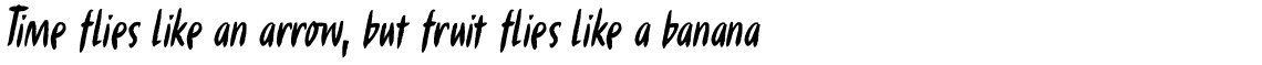 Hungry Zombie Italic