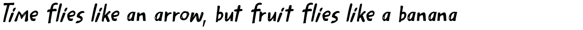 Scribble Note Italic