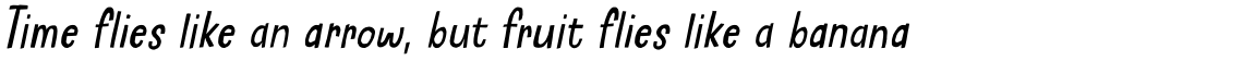 Fruity Snack Italic