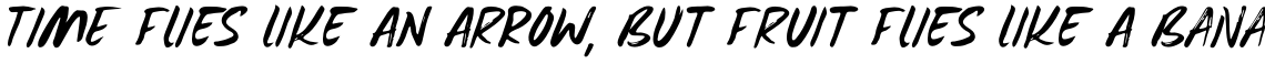 Bumpy Ride Italic