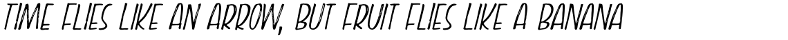 Packing Heat Italic