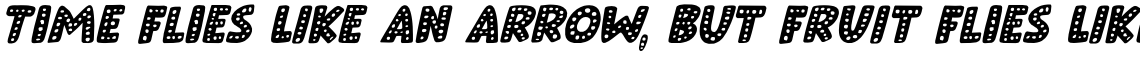 Alien Circus Dots Italic