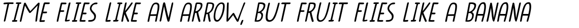 Wormhole Wednesday Bold Italic