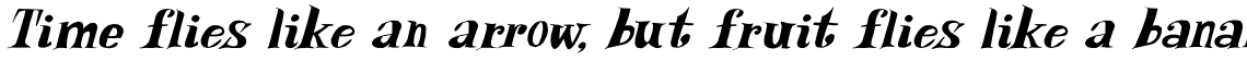 Boneshaker Italic