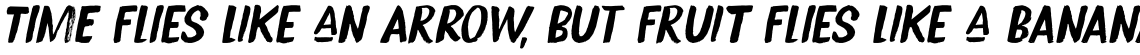 Kiss Up Italic