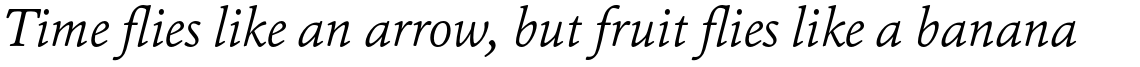 Cala Light Italic