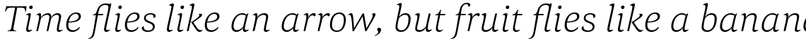 Corda Extra Light Italic