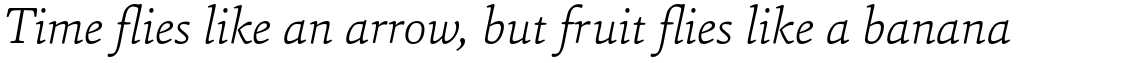 Sina Extra Light Italic