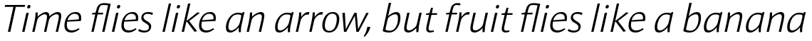 Impara Light Italic