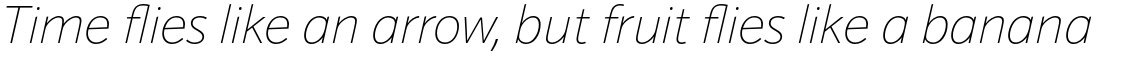 Sonus Thin Italic