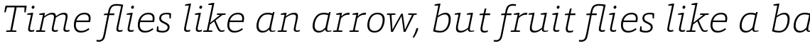 Foro Extra Light Italic