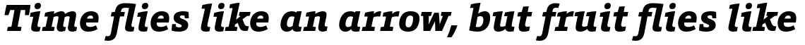 Foro Extra Bold Italic