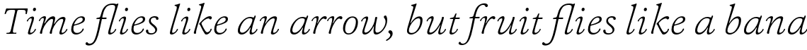 Ashbury Extra Light Italic