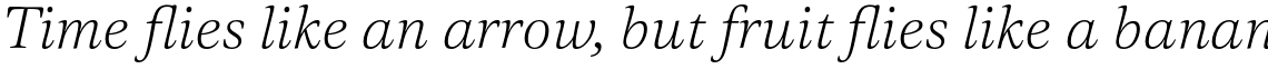 Civita Extra Light Italic