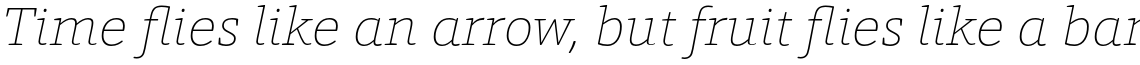 HT Foro Rounded Thin Italic