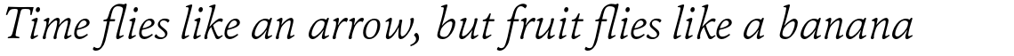 Pesaro Extra Light Italic