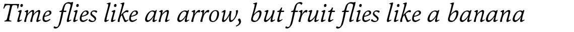 Pesaro Light Italic