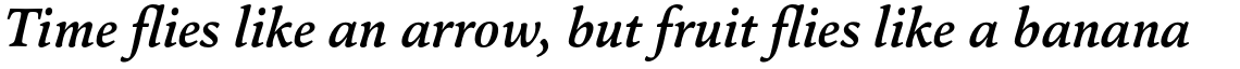 Pesaro Bold Italic