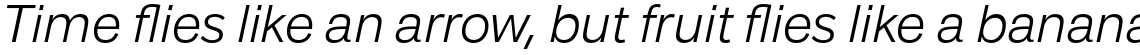 Urania Light Italic