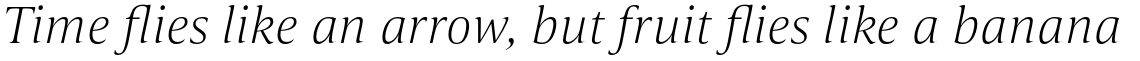 Candide ExtraLight Italic