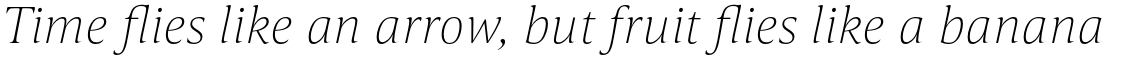 Candide Thin Italic