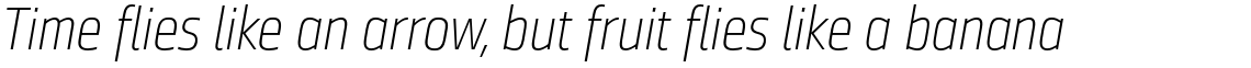 Ranelte Condensed Thin Italic