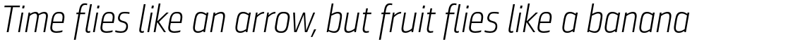 Ranelte Condensed Light Italic