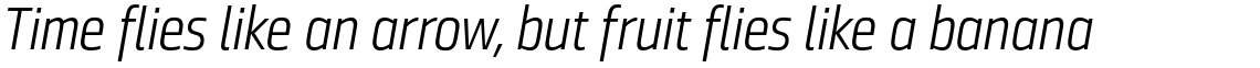 Ranelte Condensed Book Italic