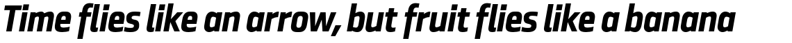 Ranelte Condensed ExtraBold Italic