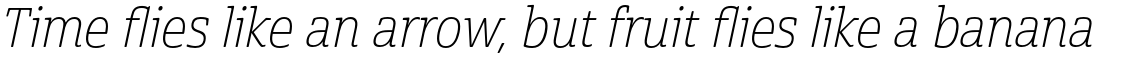 Cabrito Semi Condensed Thin Italic