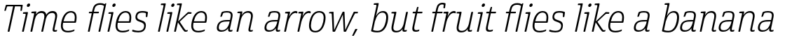Cabrito Semi Condensed Light Italic