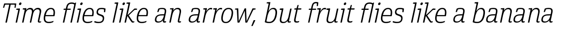 Cabrito Semi Condensed Book Italic