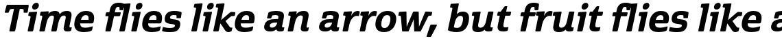 Cabrito Semi Condensed ExtraBold Italic