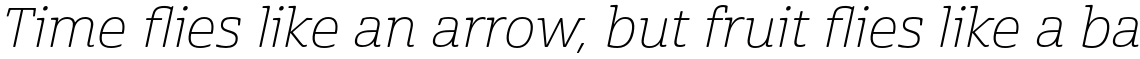 Cabrito Semi Extended Thin Italic