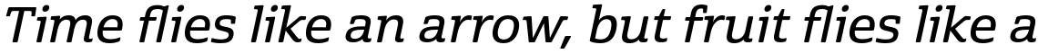 Cabrito Semi Extended Demi Italic